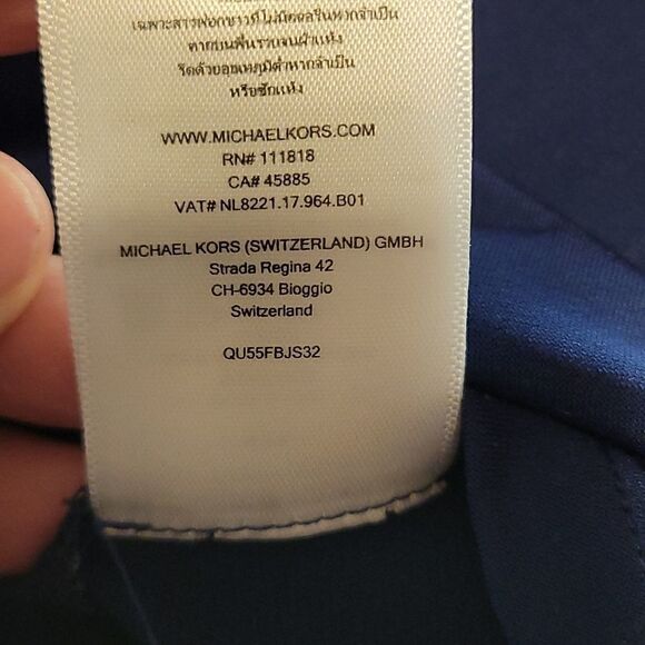 Michael Kors. Beautiful Blue Tank.  Size Small. EUC - Picture 9 of 9